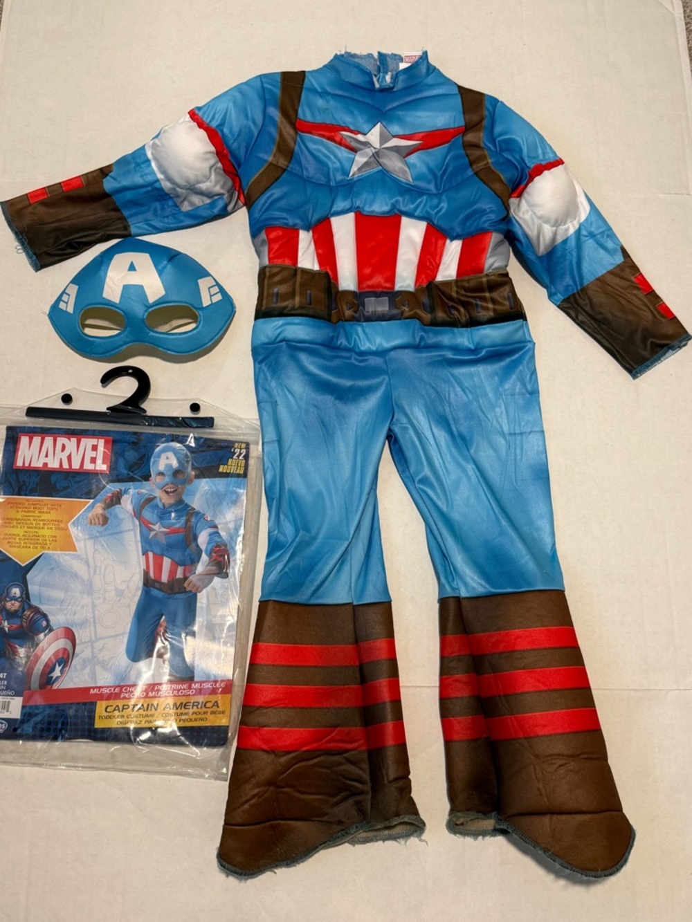 Marvel Captain America Costume 3-4T